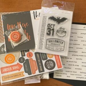 Halloween Craft Set Black and Orange